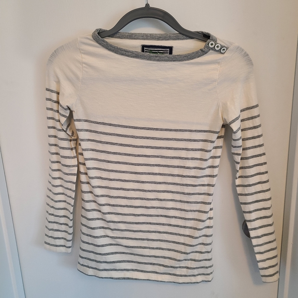 Boden Women's Top Size 6 Striped Casual Comfy